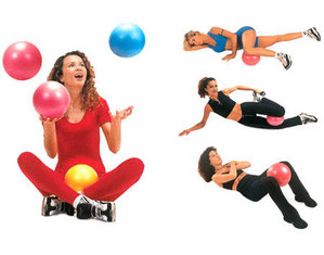 Gymnic Soft-Gym Exercise Ball - Fast FREE FedEx Shipping!