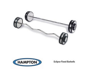 Hampton Fitness Eclipse Straight Barbell - Fast FREE FedEx Shipping!