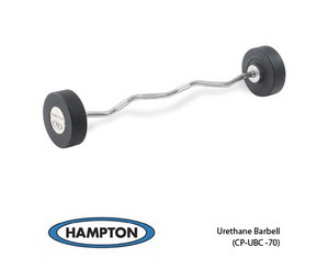 Hampton Fitness Urethane Curl Barbell Set Barbell