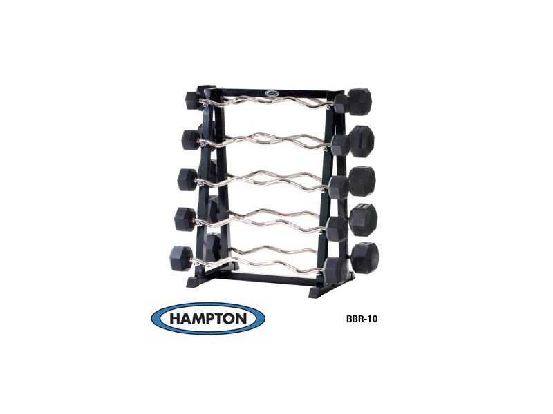 Optional Barbell Rack (shown with different barbells)