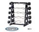 Optional Barbell Rack (shown with different barbells)