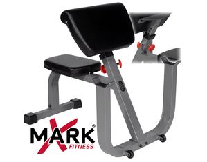 X Mark Fitness Seated Preacher Curl Weight Bench