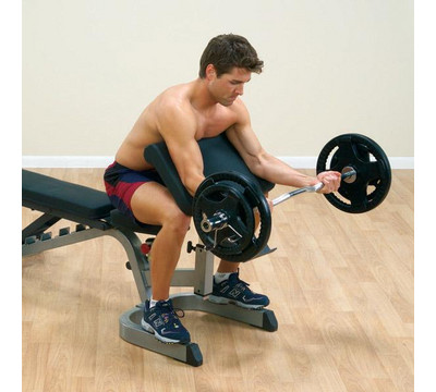 optional Preacher Curl Attachment
