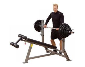 Body-Solid Pro Clubline Decline Olympic Bench - Fast FREE FedEx Shipping!