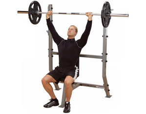 Body-Solid Pro Clubline Shoulder Press Olympic Bench - Fast FREE FedEx Shipping!