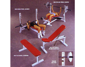 Maxicam Olympic Decline Press with Pro Tabs Weight Bench - Fast FREE FedEx Shipping!