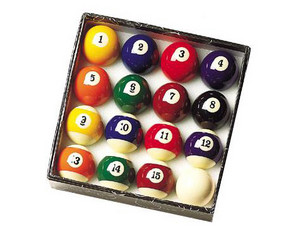Cue & Case Economy Pool Ball Set