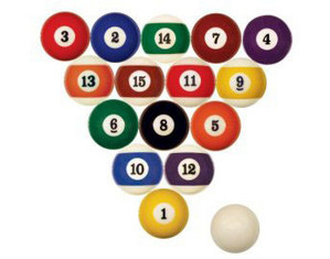 Minnesota Fats Premium Ball Set - Fast FREE FedEx Shipping!