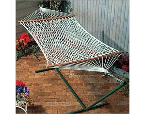 Algoma Domestic 11 Feet 2 Point Polyester Rope Hammock - Fast FREE FedEx Shipping!