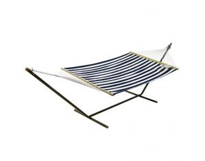 Algoma Imported 2 Point 11 Fabric Hammock and Stand Combination