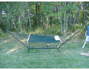 Bay Hammock Soft Spun Olefin Rope Single Hammock