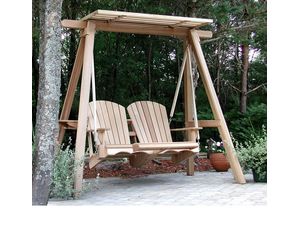 Bear Chair Love Seat Swing Set
