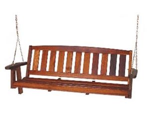Great American Woodies 4 ft Cedar Mission Porch Swing