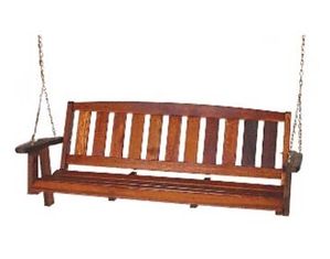 Great American Woodies 87631 5 ft Cedar Mission Porch Swing