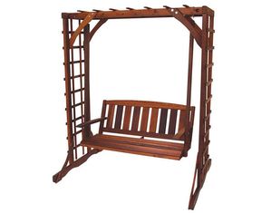 Great American Woodies Cedar Arbor Porch Swing Set