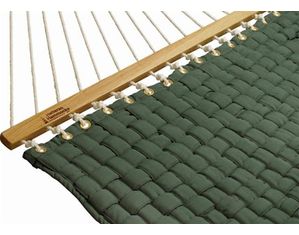 Hatteras Hammocks The Classics Softweave Forest Green Woven Large Quilted Hammock