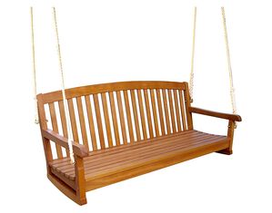 ICI Royal Tahiti 59 Inch Wood Three Seated Swing