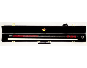 Cue & Case Black 1 x 1 Reinforced Corners Hard Box Case - Fast FREE FedEx Shipping!