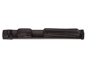 Cue & Case Pro Series Jr. 1 x 2 Black Vinyl Oval Hard Case with Silk Sleeve - Fast FREE FedEx Shipping!
