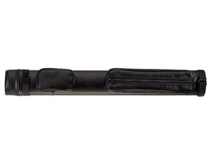 Cue & Case Pro Series Jr. 2 x 2 Black Vinyl Oval Hard Case with Silk Sleeve