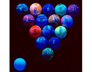 EPCO Marbleized Glo Regulation Pool/Billiard Ball Set