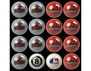 Imperial Houston Astros Team Billiard Ball Set