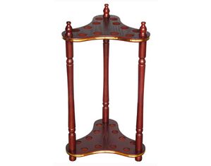 Sterling Economy 12 Cue Mahogany Floor Stand