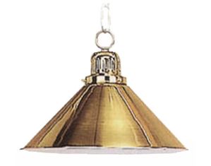Sterling Solid Brass Single Shade Pool Table Light