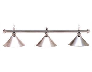 Sterling Sterling Chrome 58 inch 3 Chrome Shades Lamp