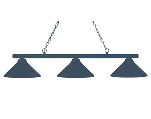 Z-Lite 155-3MB-MMB Sharp Shooter 3 Light Billiard Matte Black