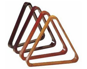 Cue & Case 8 Ball Triangle Wood Rack
