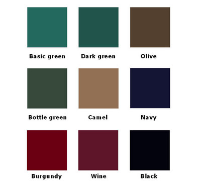 Available Fabric Colors