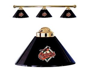Imperial Baltimore Orioles 3 Shade Billiard Lamp