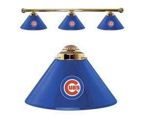 Imperial Chicago Cubs 3 Shade Billiard Lamp
