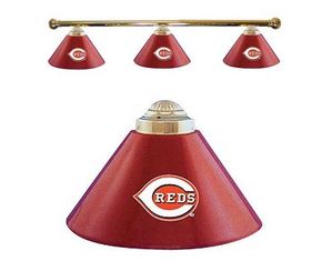 Imperial Cincinnati Reds 3 Shade Billiard Lamp