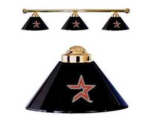 Imperial Houston Astros 3 Shade Billiard Lamp