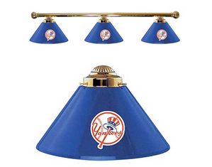 Imperial New York Yankees 3 Shade Billiard Lamp
