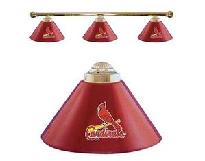 Imperial St. Louis Cardinals 3 Shade Billiard Lamp