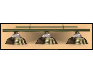 Midnight Flame Lighting Antique Brass Double Bar Pool Table Light - Fast FREE FedEx Shipping!