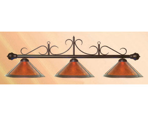 Midnight Flame Lighting Mica Pool Table Light