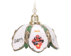 Sterling Ornate Glass Billiards Single Shade Pool Table Light