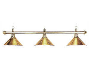 Sterling Solid Brass Pool Table Lamp - Fast FREE FedEx Shipping!