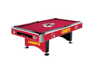 Imperial Kansas City Chiefs Pool Table