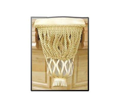 Leather Pocket with Fringed Accents