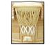 Leather Pocket with Fringed Accents
