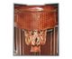 Leather Pocket with Fringed Accents