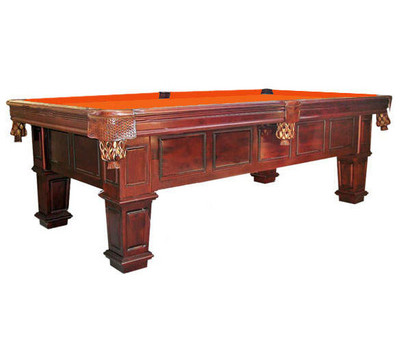 Orange Felt Table