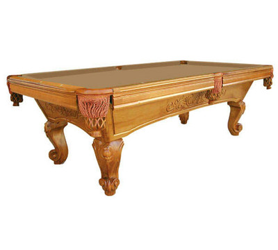 Khaki Felt Oak Table