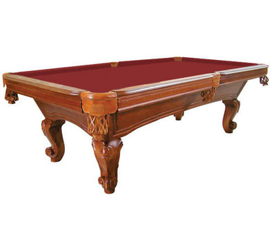 Burgundy Felt Table