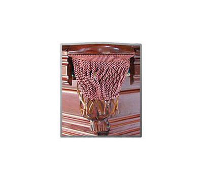 Leather Pocket with Fringed Accents